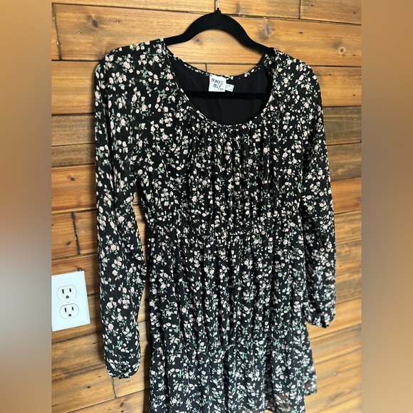 PRINCESS POLLY Polina Mini Dress In Black Floral size 0 - Picture 3 of 8